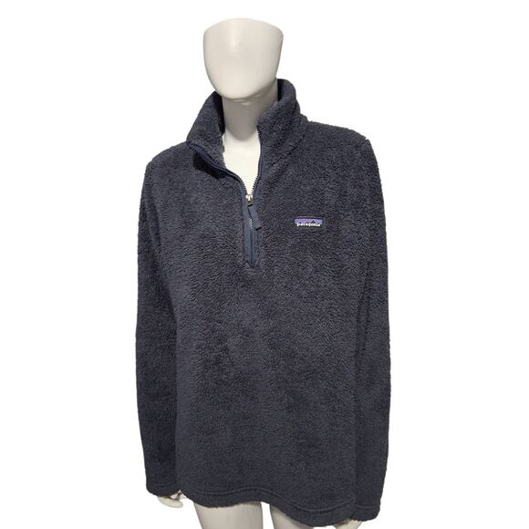 Patagonia Los Gatos ¼ Zip Jacket Womens L  Sherpa Fleece Hiking Gorpcore Outdoor - Picture 2 of 12